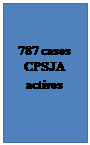 Cuadro de texto: 787 casos CPSJA activos